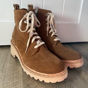 Dolce Vita Hinto Combat Suede Ankle Boot